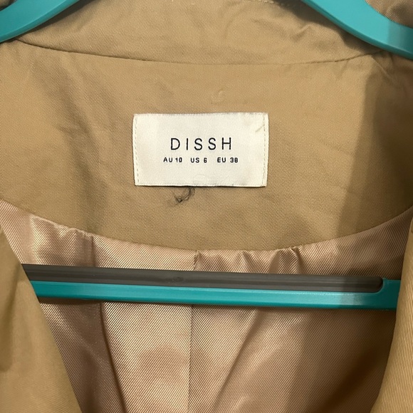 DISSH Foster Tan Cotton Trench - Picture 5 of 5